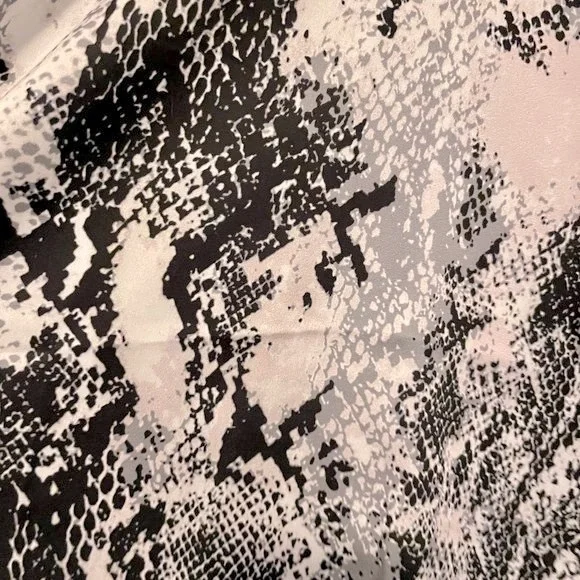 Slinky Twist Knot Snake Print Party Dress - Picture 3 of 3